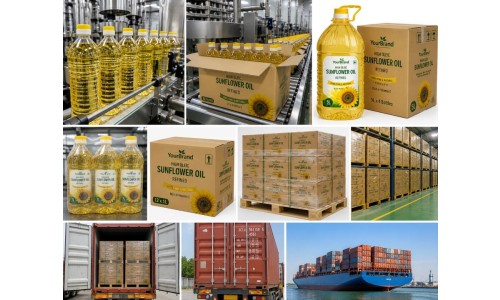 25 metric tons of refined sunflower oil